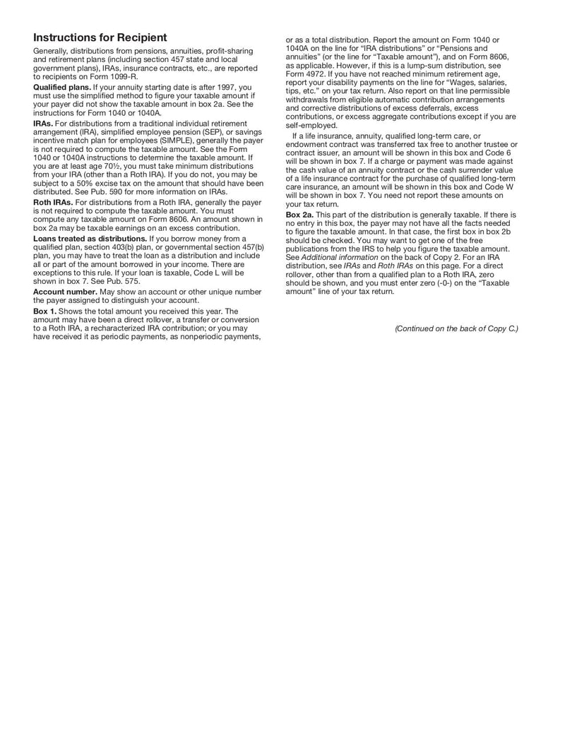 Large thumbnail of Form 1099-R - Sep 2016