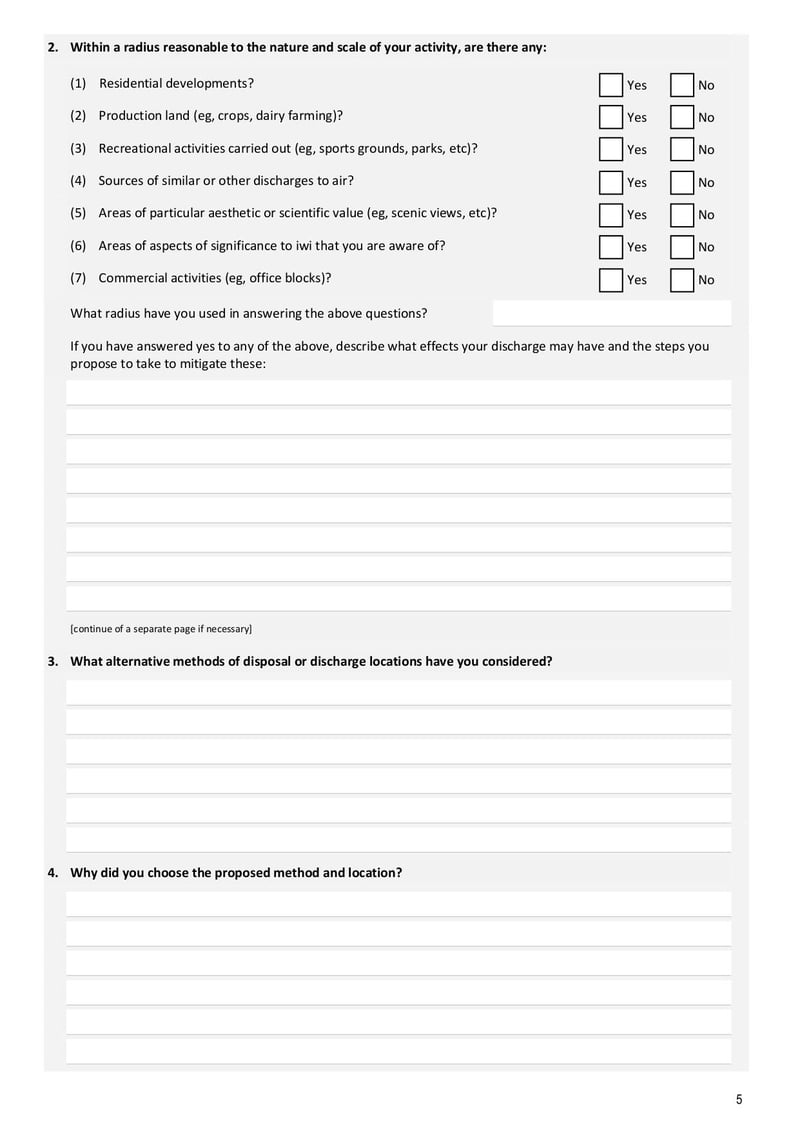 Large thumbnail of Form 5a Discharge Permit Application to Discharge Contaminants to Air - Mar 2021