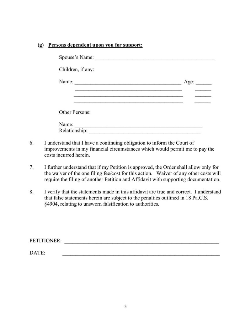 Large thumbnail of In Forma Pauperis Petition - Sep 2017