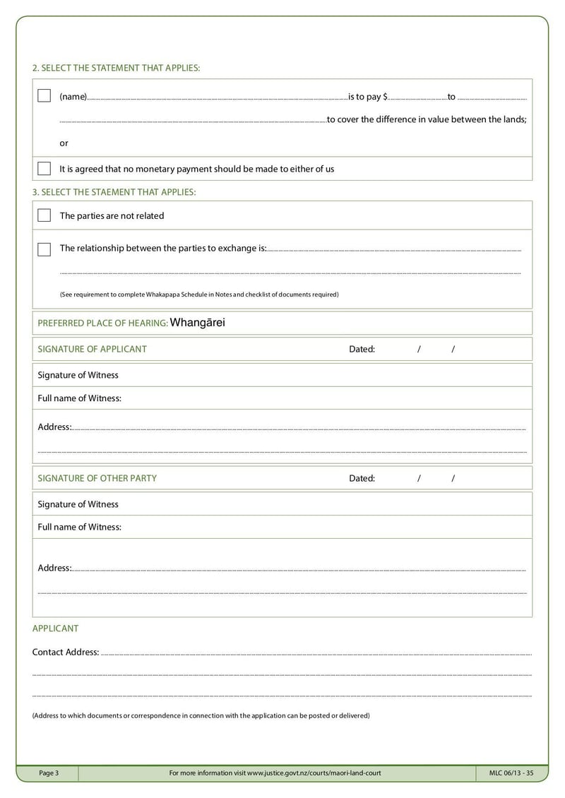 Large thumbnail of MLC Form 35 Application For Exchange Order - Oct 2015