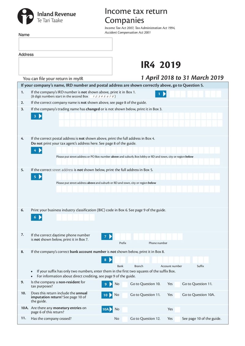 Large thumbnail of Form IR4 - Mar 2019