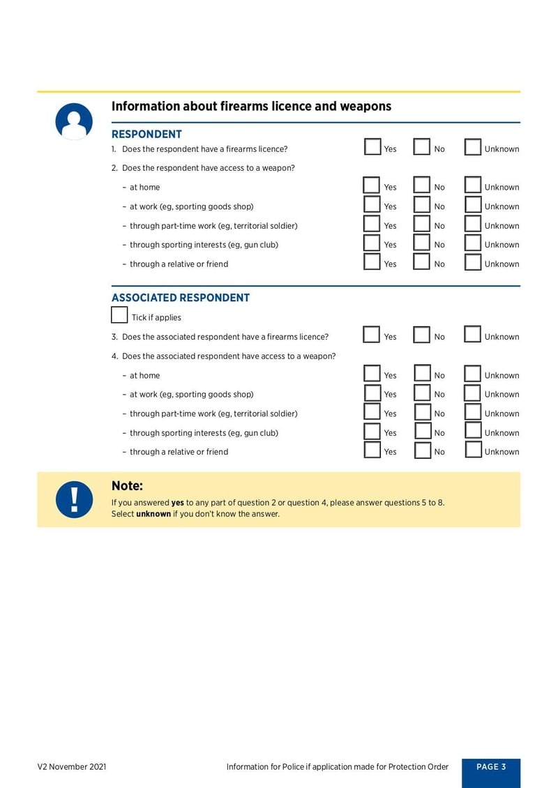 Large thumbnail of Information for Police if Application Made for Protection Order - Nov 2021