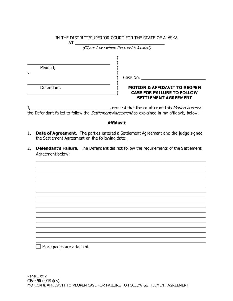 Large thumbnail of Form CIV-490 - Apr 2019