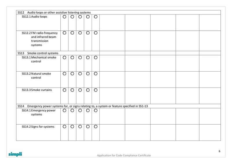 Large thumbnail of Code Compliance Certificate Application - Form 6 - Nov 2022