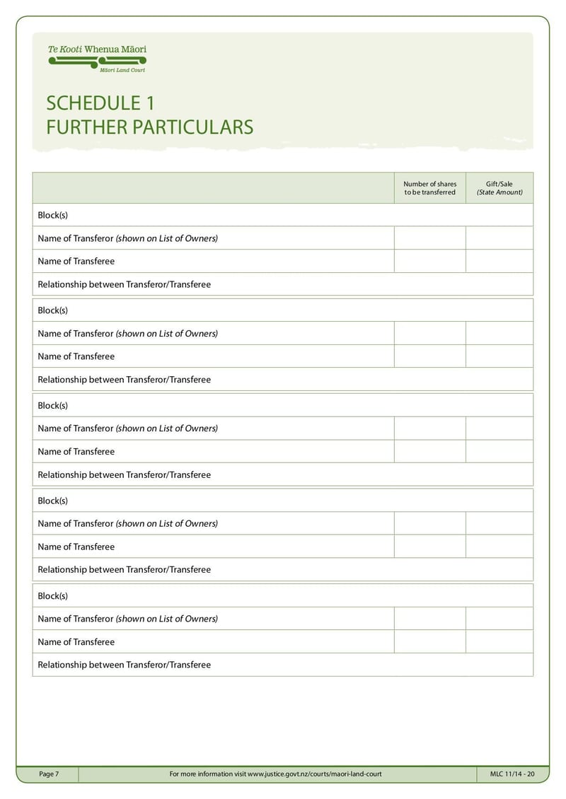 Large thumbnail of MLC Form 30 Application for Vesting Order - Oct 2015
