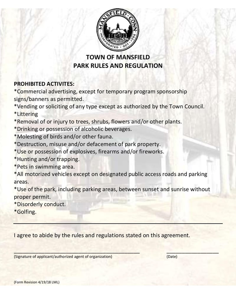 Large thumbnail of Pavilion Rental Form - Apr 2018