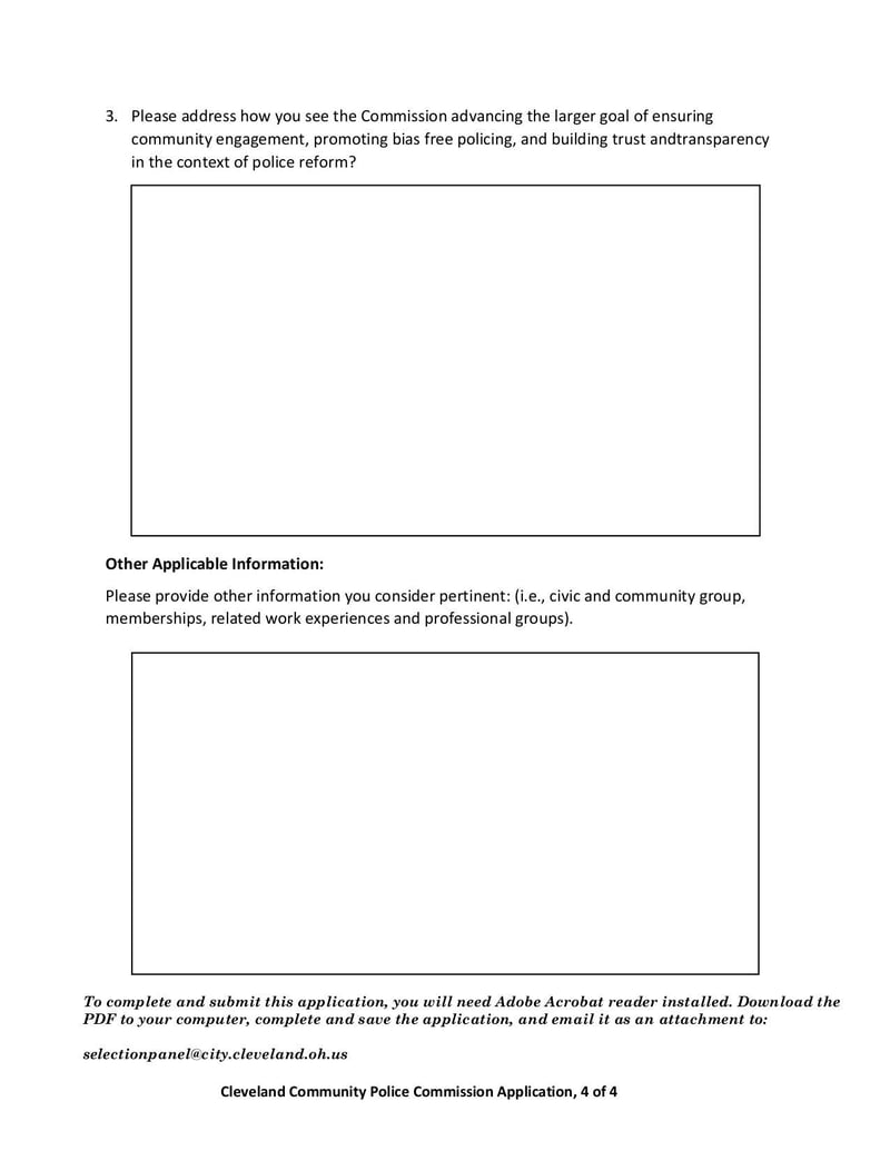 Large thumbnail of Cleveland CPC Application Form and Instructions - Aug 2019