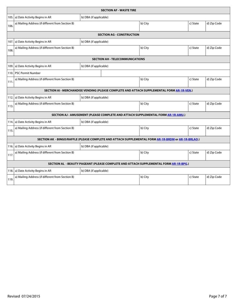 Large thumbnail of Form AR-1R