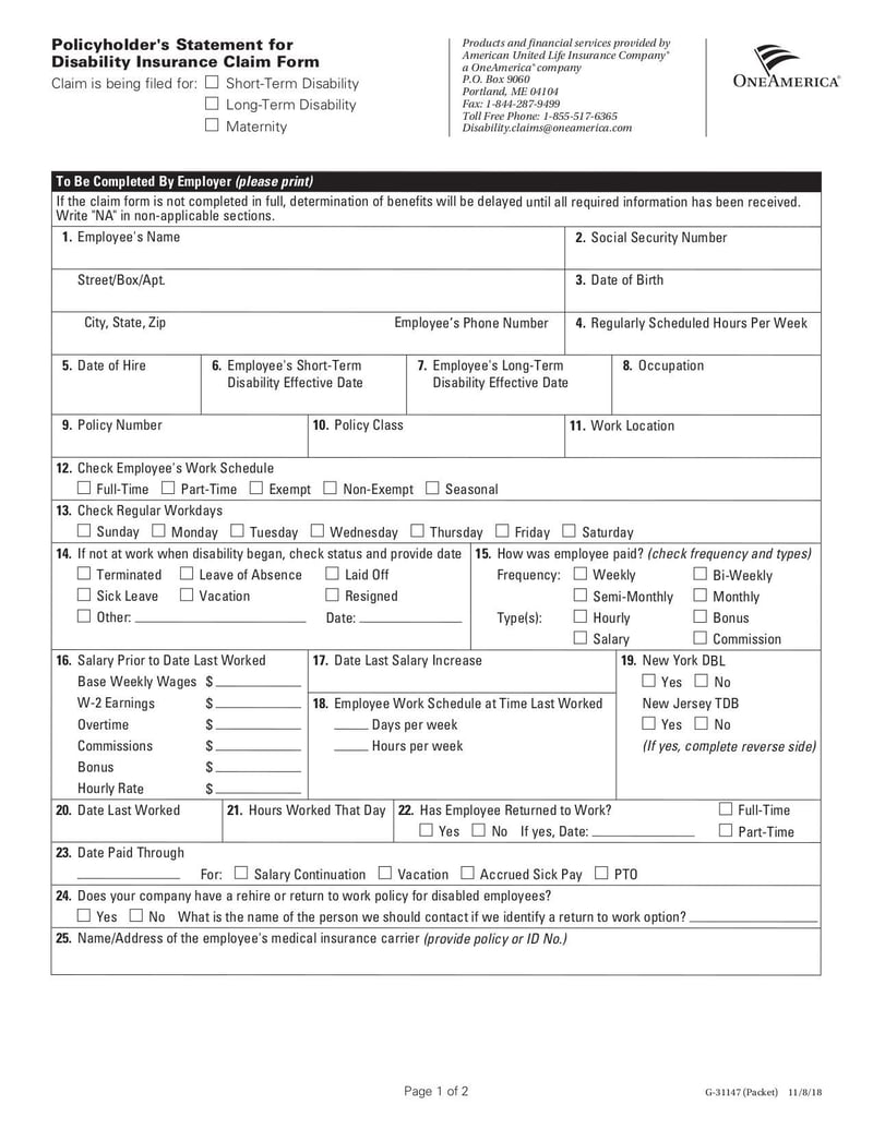 Large thumbnail of Form G-28203 - Feb 2019