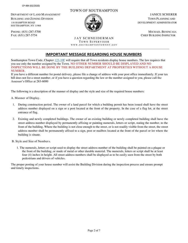 Large thumbnail of Form CP-484 (Feb 2020)