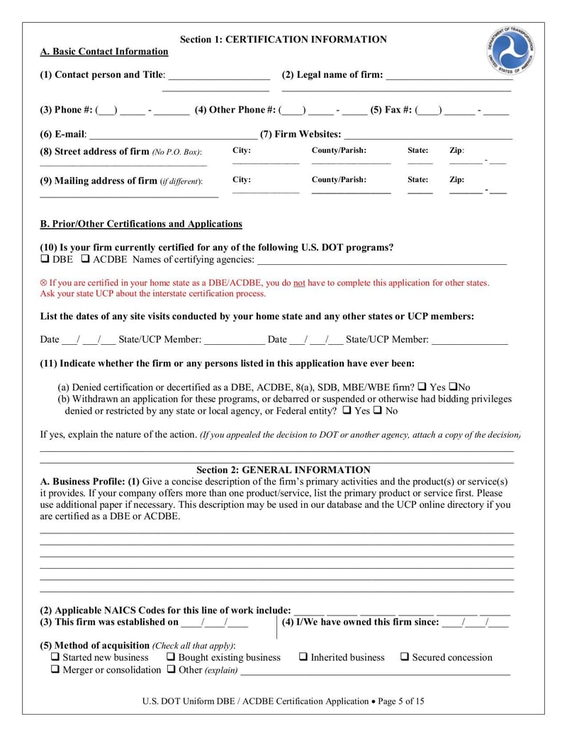 Large thumbnail of Alaska Unified Certification Program (UCP) Application - Nov 2014