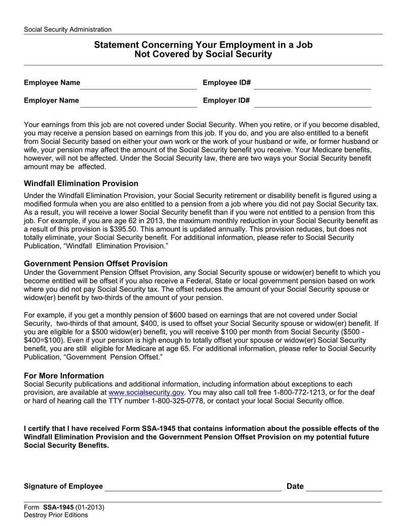 Large thumbnail of Form SSA-1945
