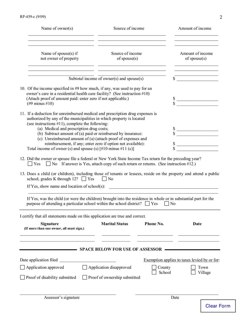 Large thumbnail of Form RP-459-C - Apr 2012