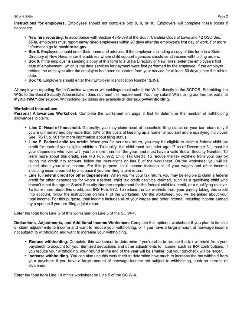 form sc w-4 - sc | fill and sign online with lumin