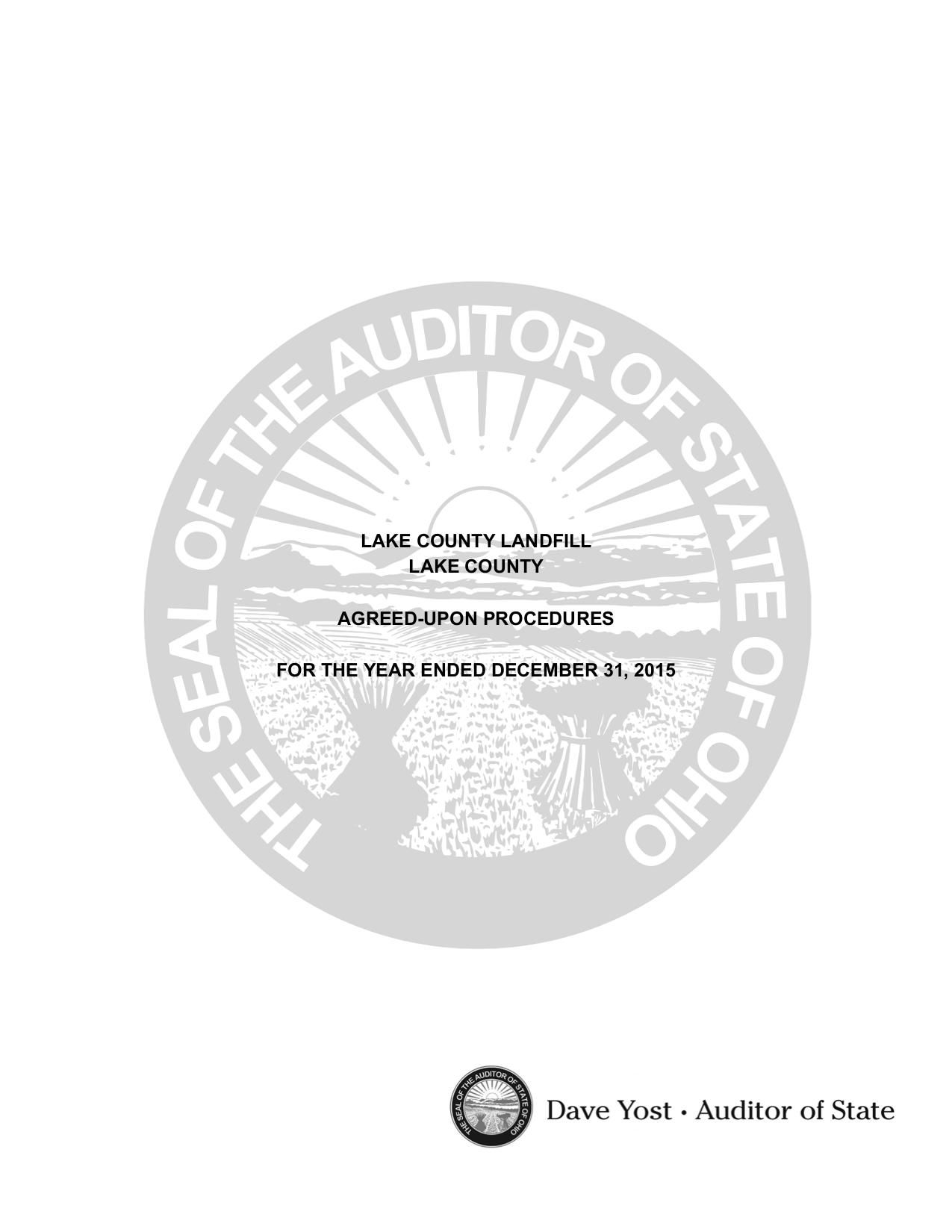 Lake County Landfill 15 Lake | Fill and sign online with Lumin