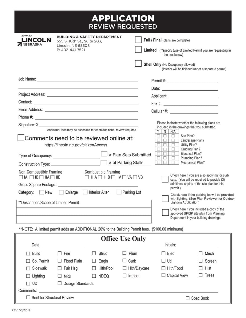 Large thumbnail of Application Review Requested Building & Safety Department - Jul 2019