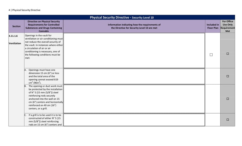 Large thumbnail of Physical Security Directive - Security Level 10 - Mar 2019