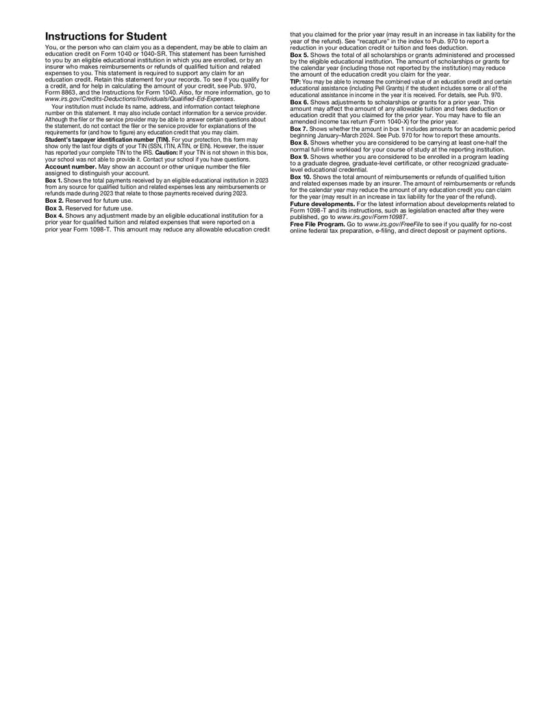 Large thumbnail of Form 1098-T - Nov 2022