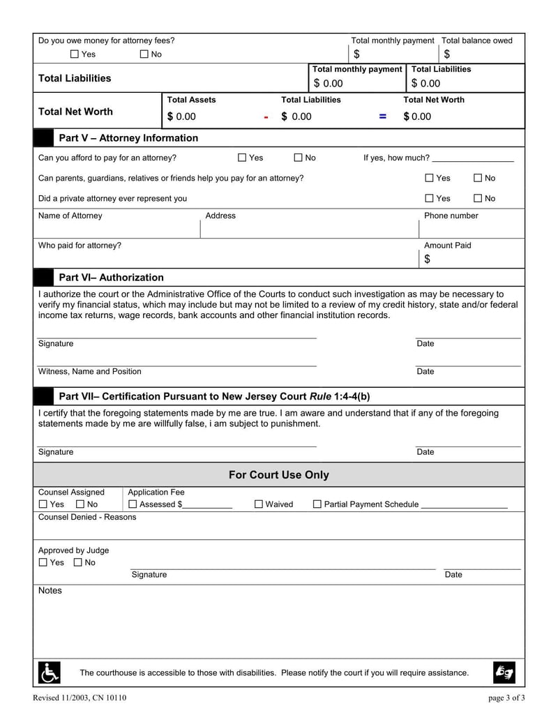 Large thumbnail of Form CN 10110