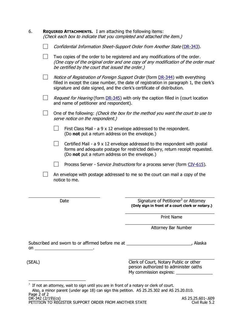 Large thumbnail of Form DR-342 - Feb 2019