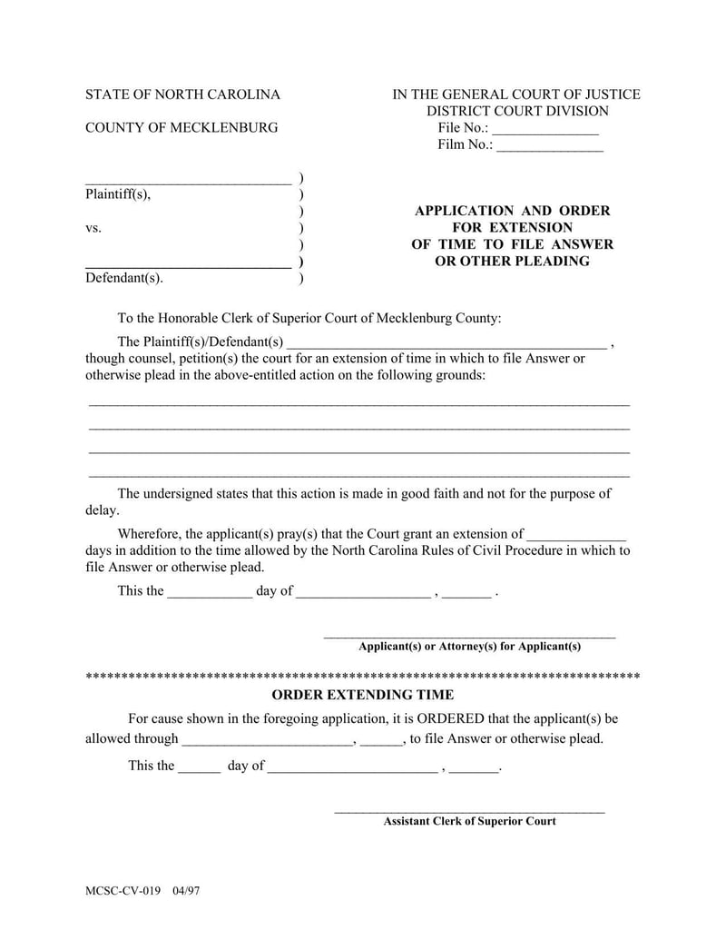 Large thumbnail of Form MCSC-CV-019