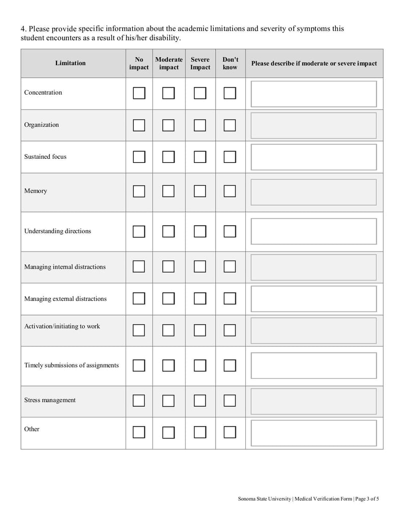 Large thumbnail of Medical Verification Form - Aug 2018