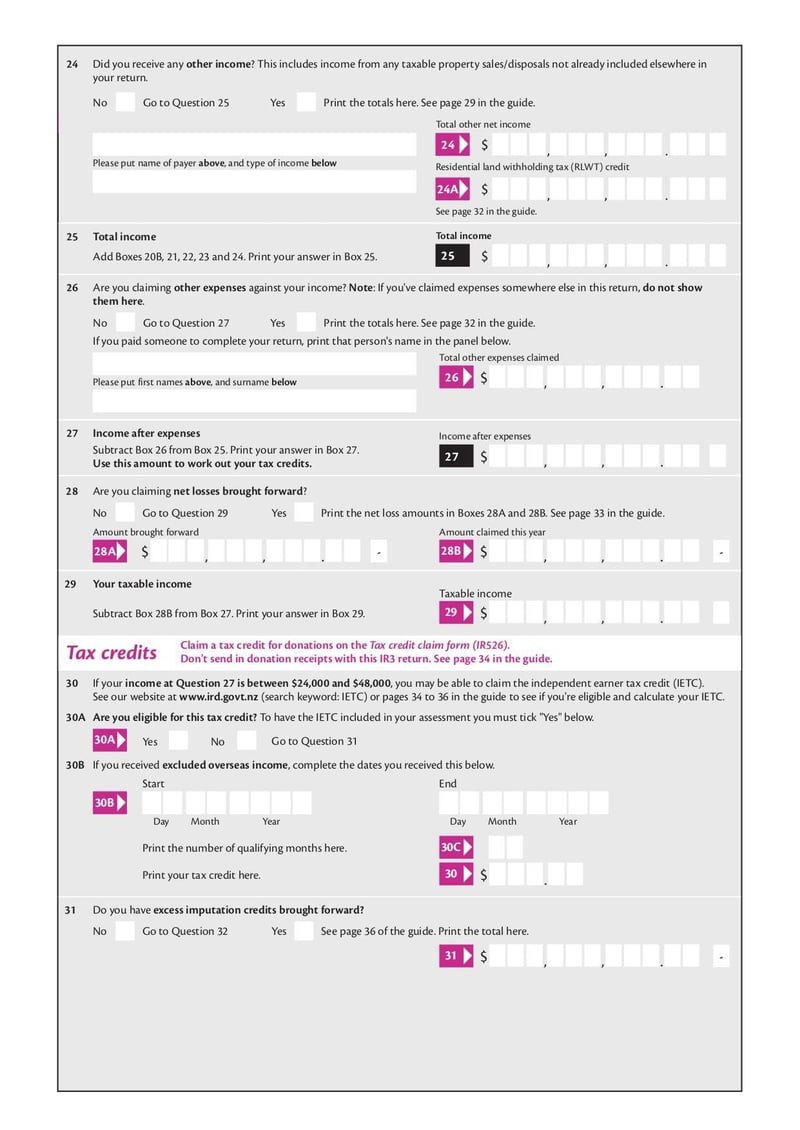Large thumbnail of Form IR3 - Mar 2019