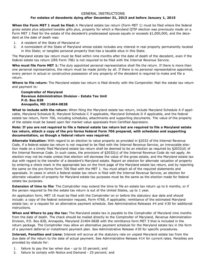 Large thumbnail of Form MET 1 - Sep 2017