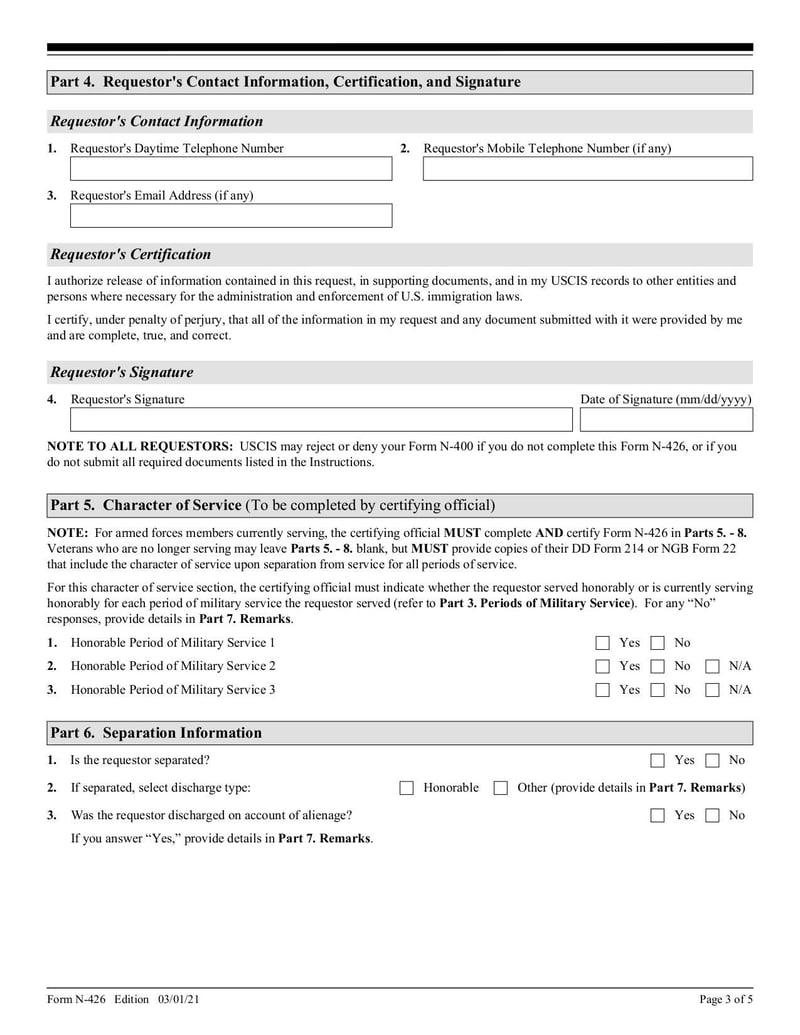 Large thumbnail of Form N-426 - Mar 2023