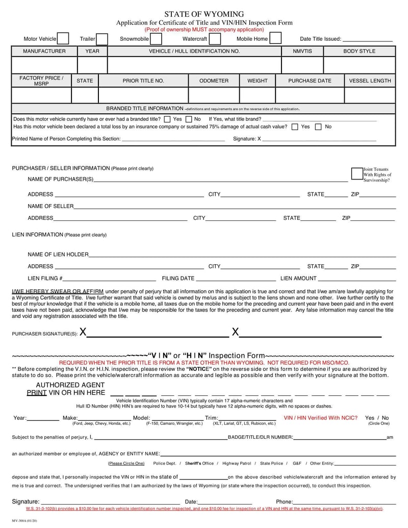 Large thumbnail of Form MV-300A