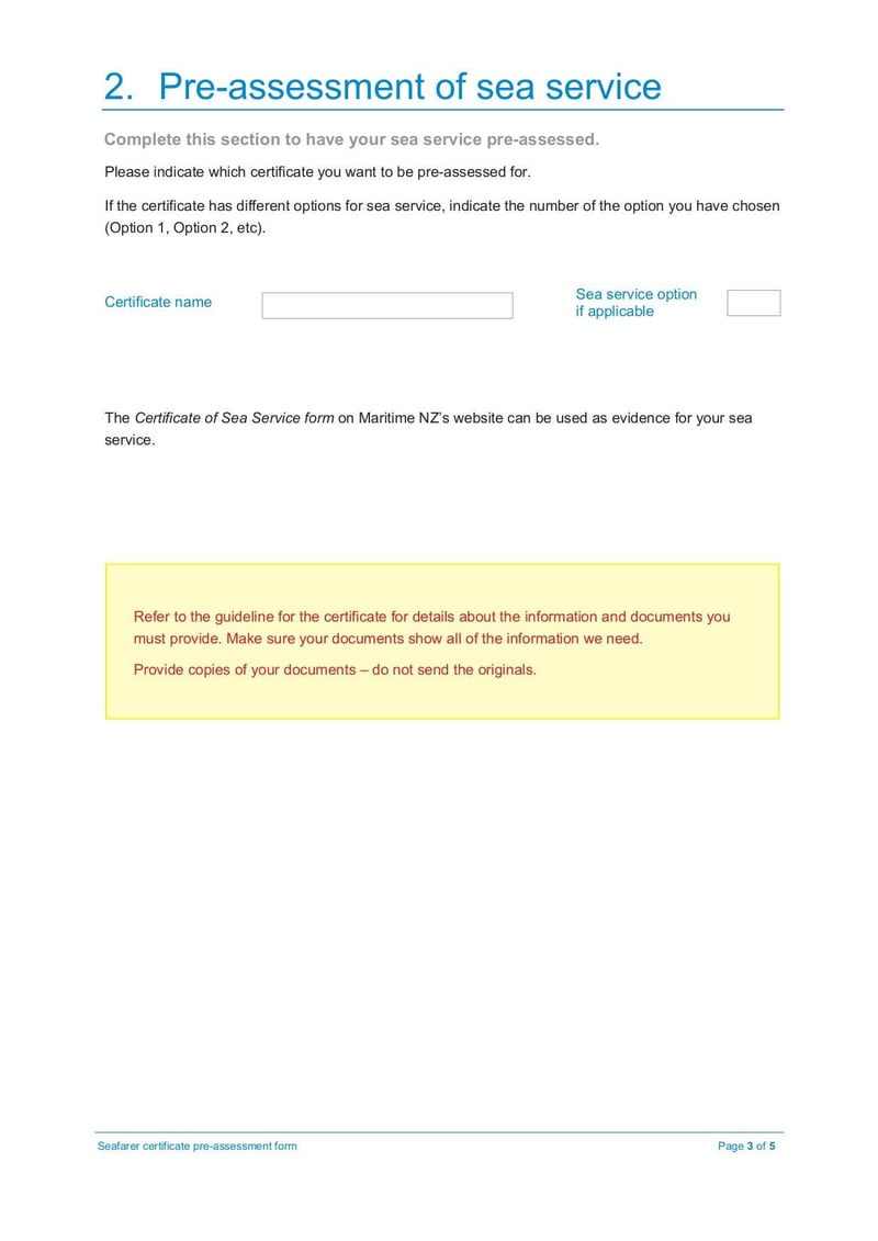 Large thumbnail of MSF119 Pre-Assessment Application Form - Nov 2020