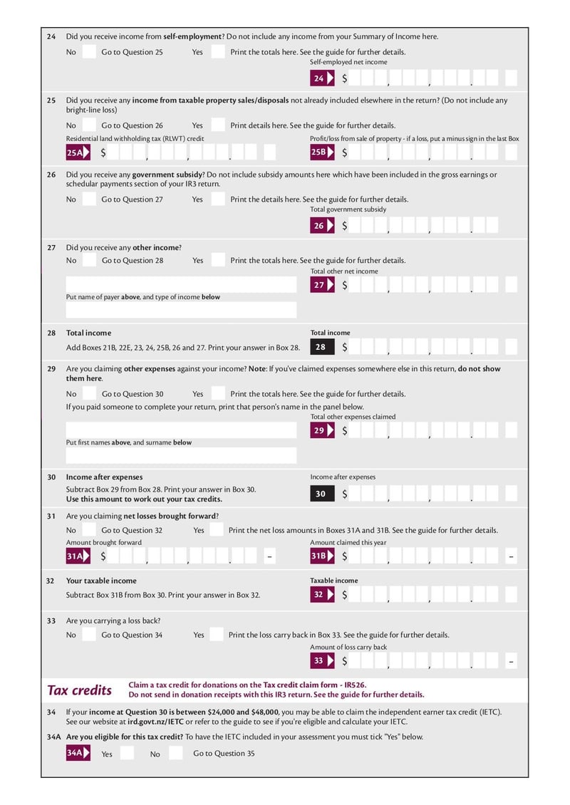 Large thumbnail of Form IR3 - Mar 2021