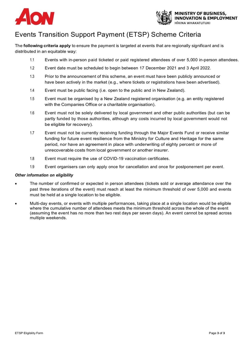Large thumbnail of Events Transition Support Payment (ETSP) Eligibility Form - Dec 2021