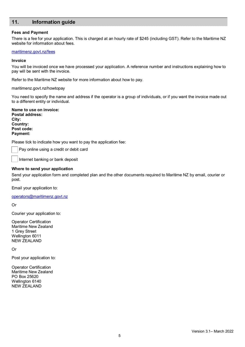 Large thumbnail of Application for Issue of a Single Voyage Permit - Mar 2022