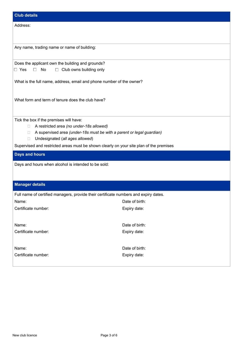 Large thumbnail of New Zealand Application for a New Club-Licence