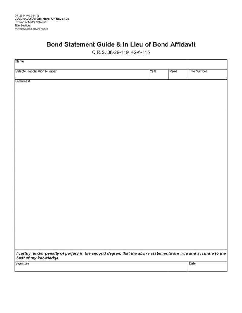 Large thumbnail of Form DR 2394 (2015)