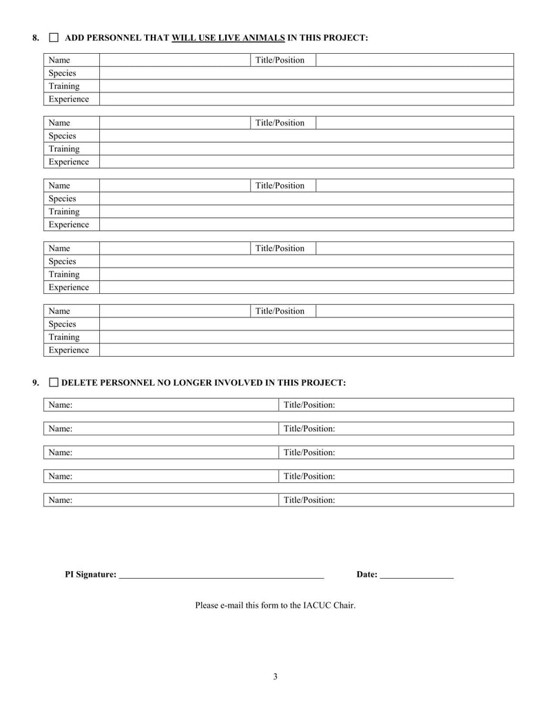 Large thumbnail of Texas Protocol Amendment Form