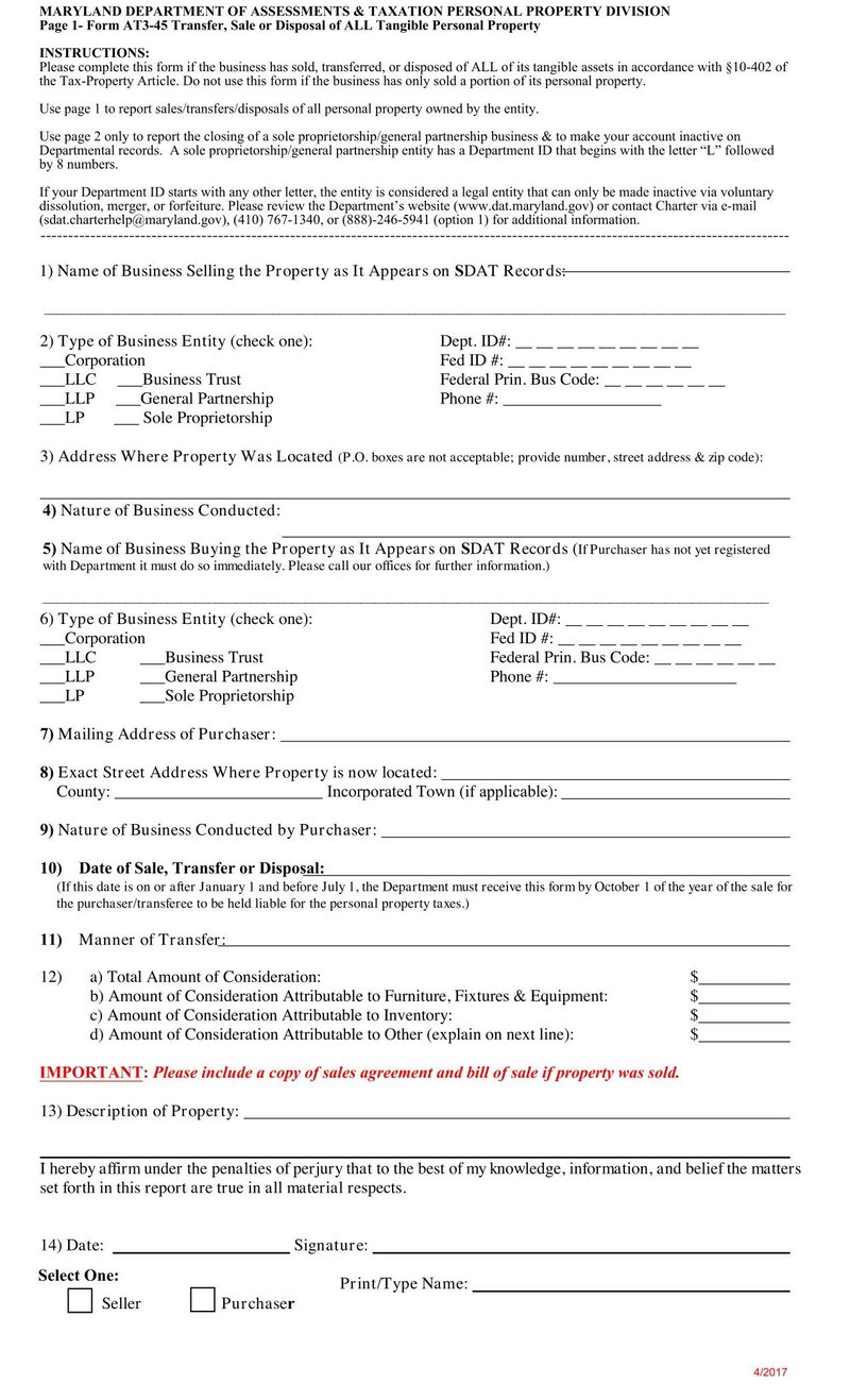 Large thumbnail of Form AT3-45