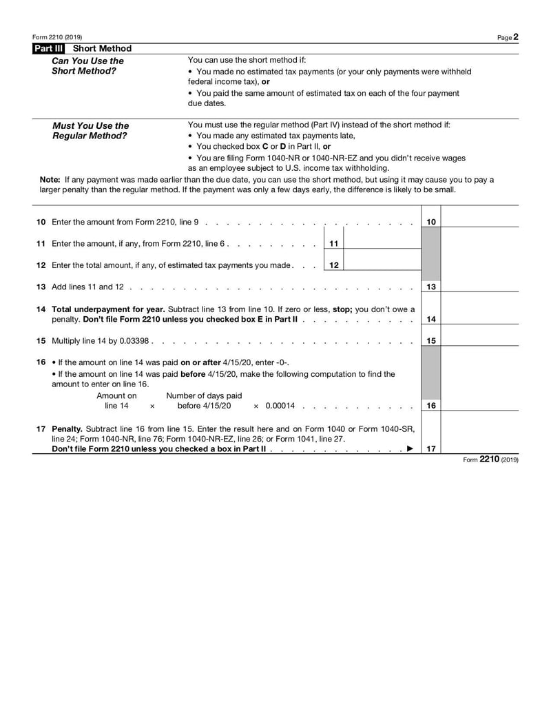 Large thumbnail of Form 2210 - Feb 2020