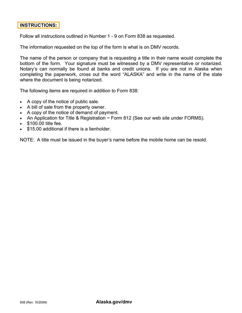 Large thumbnail of Form 838