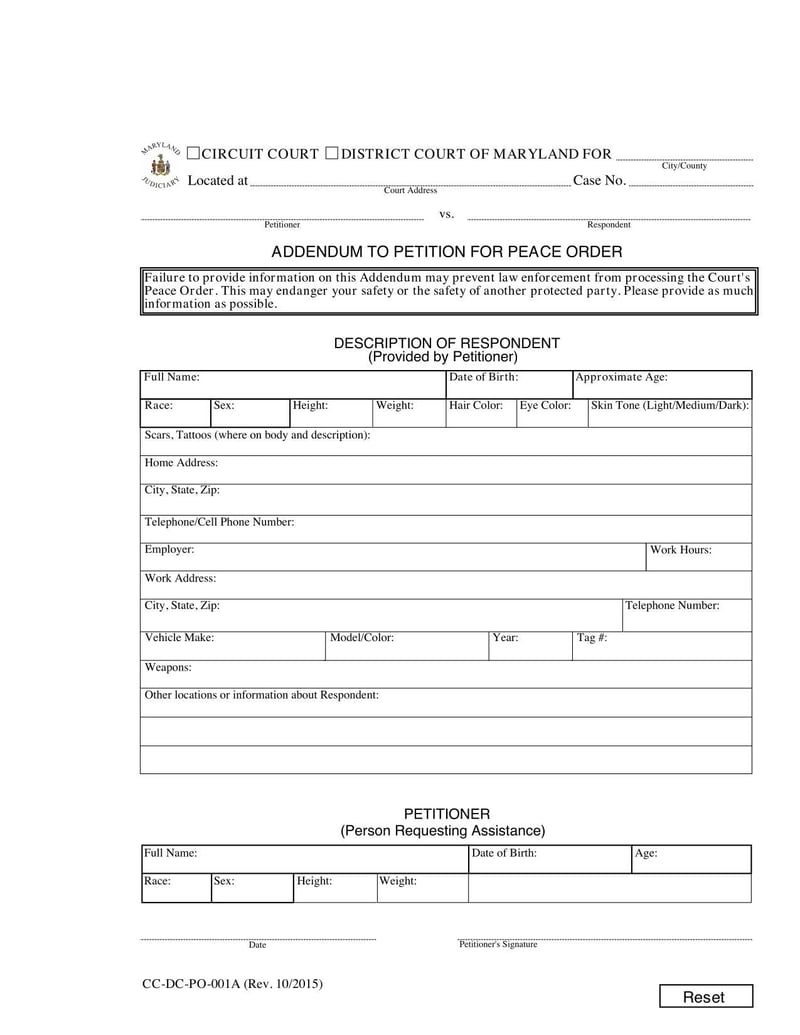 Large thumbnail of Form CC-DC-PO-001A