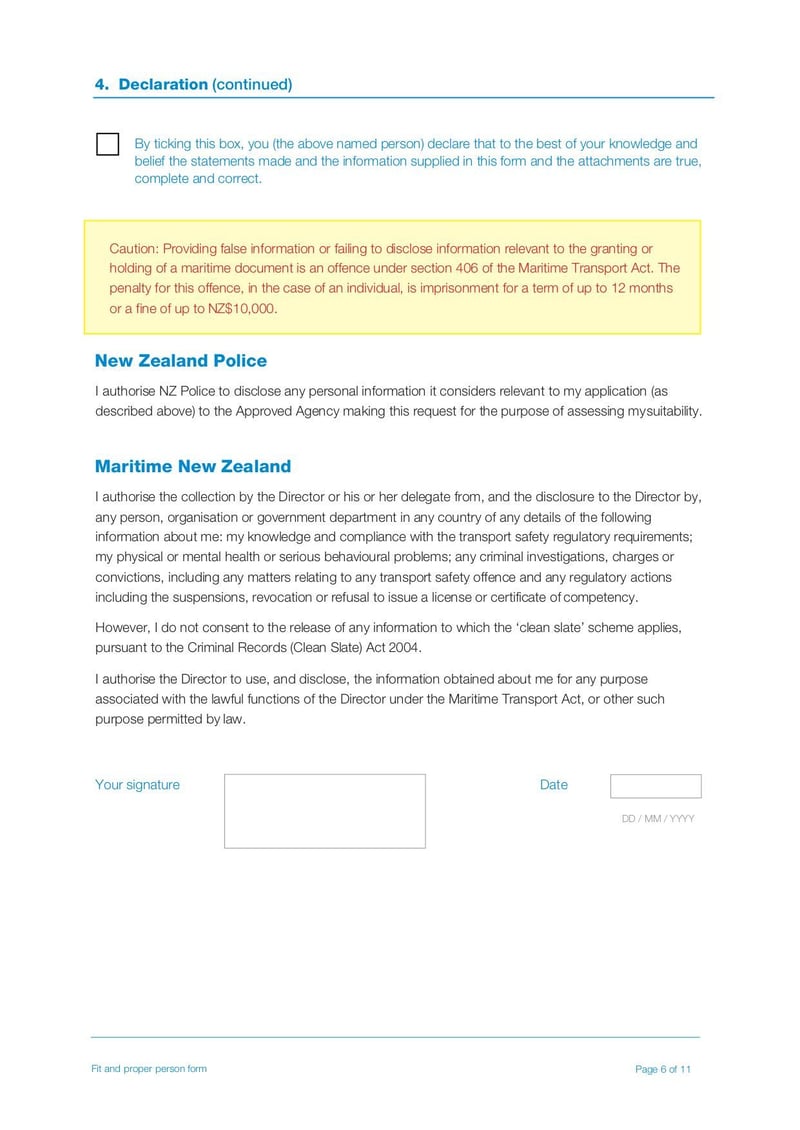 Large thumbnail of Fit and Proper Person MNZ Form - Apr 2021