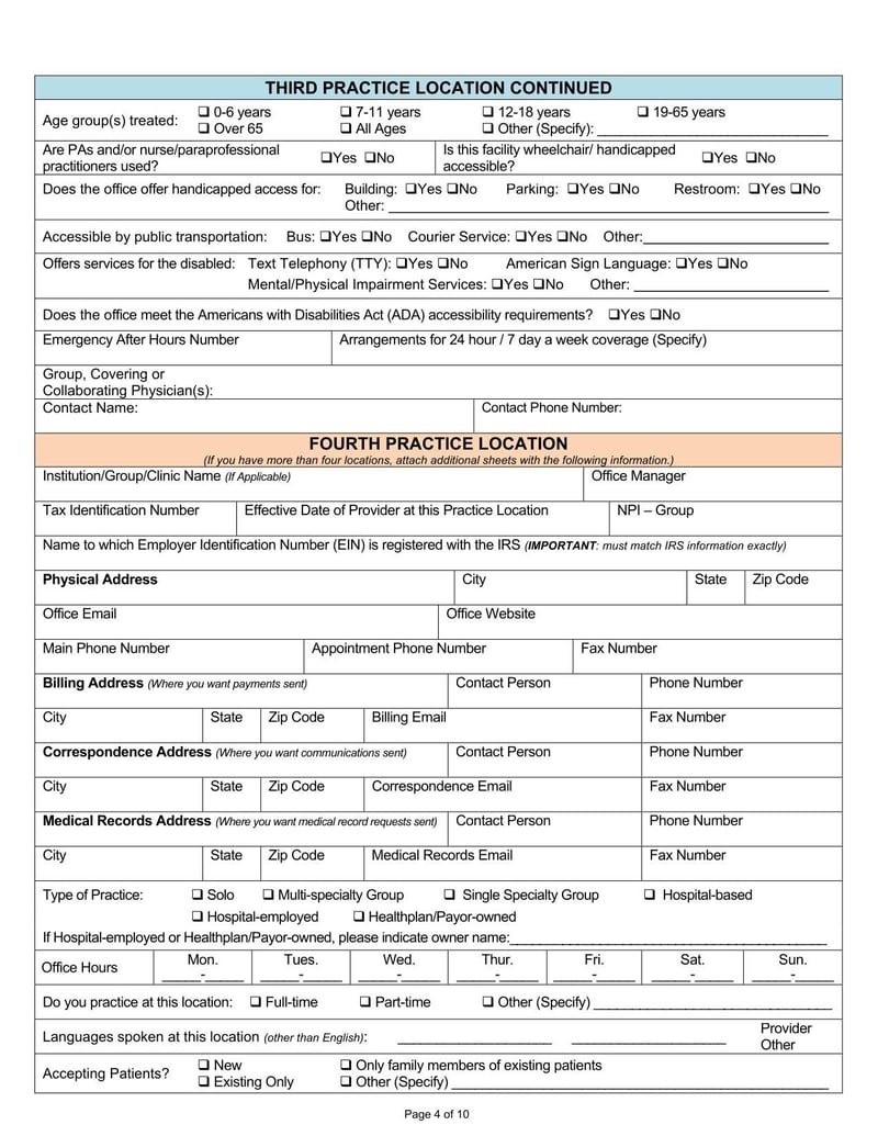 Large thumbnail of Louisiana Standardized Credentialing Application