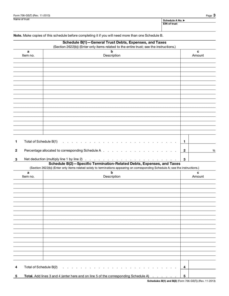 Large thumbnail of Form 706-GS (T) - Nov 2013