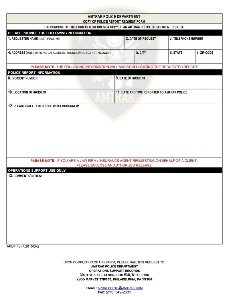Large thumbnail of APD Police Request Form 46 - Oct 2021