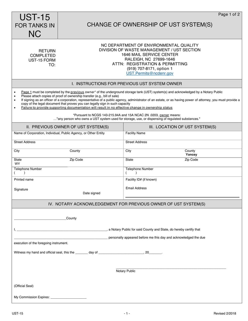 Large thumbnail of Form UST-15