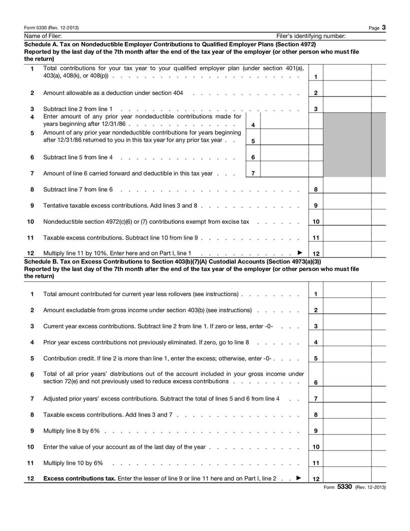 Large thumbnail of Form 5330 - Dec 2013