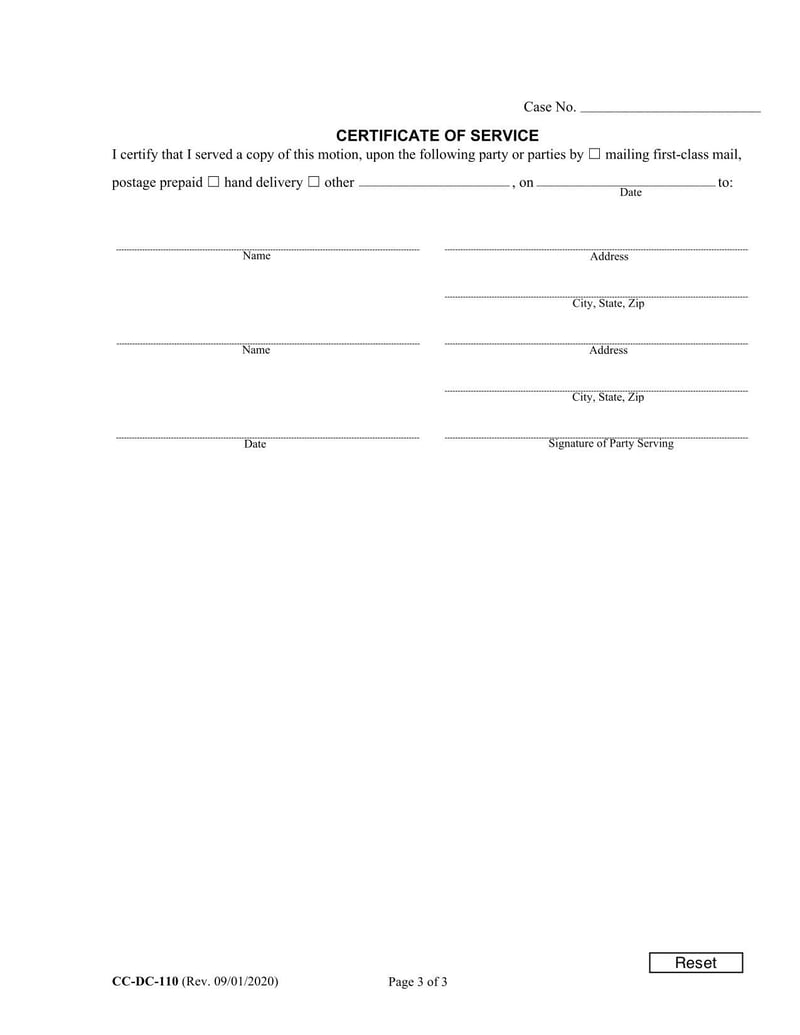 Large thumbnail of Form CC-DC-110