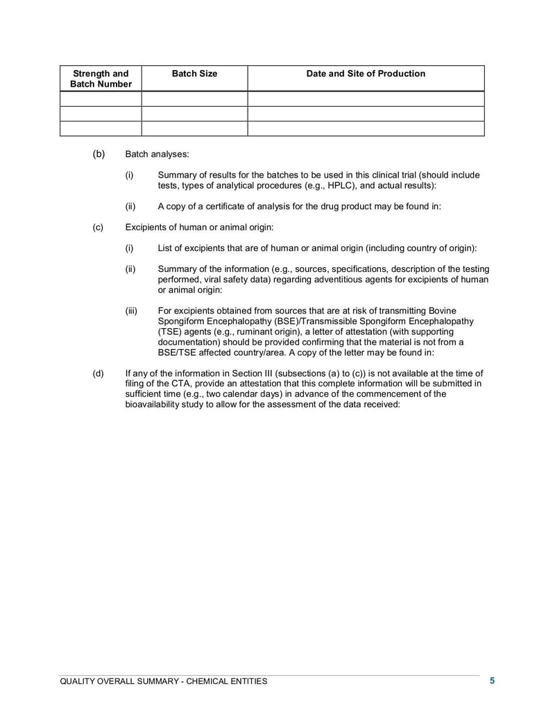 Large thumbnail of Quality Overall Summary Chemical Entities - Apr 2004