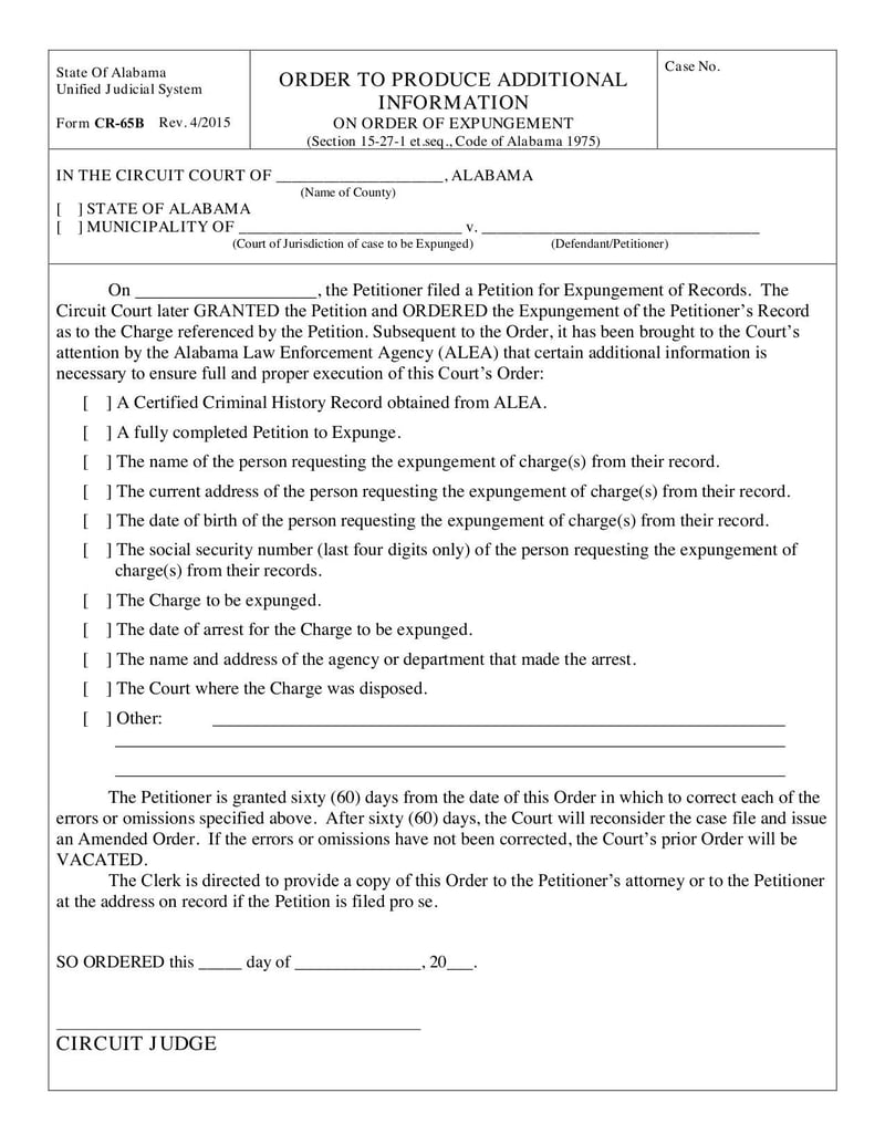 Large thumbnail of Form CR-65B - Apr 2015